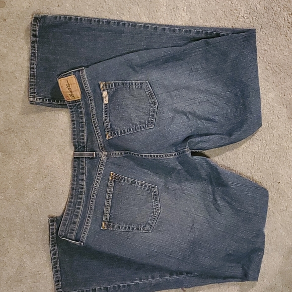 Levi Strauss Stretch Low Rise Bootcut Jeans 12  med. Misses - Picture 4 of 9